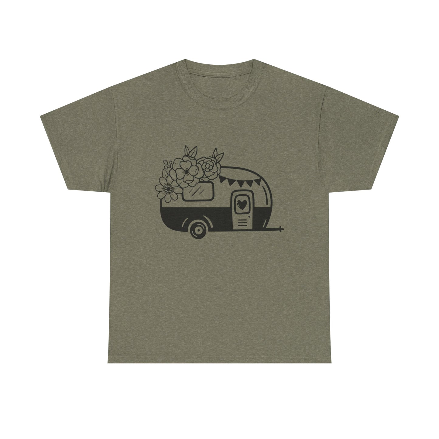 Floral Vintage Camper Tee