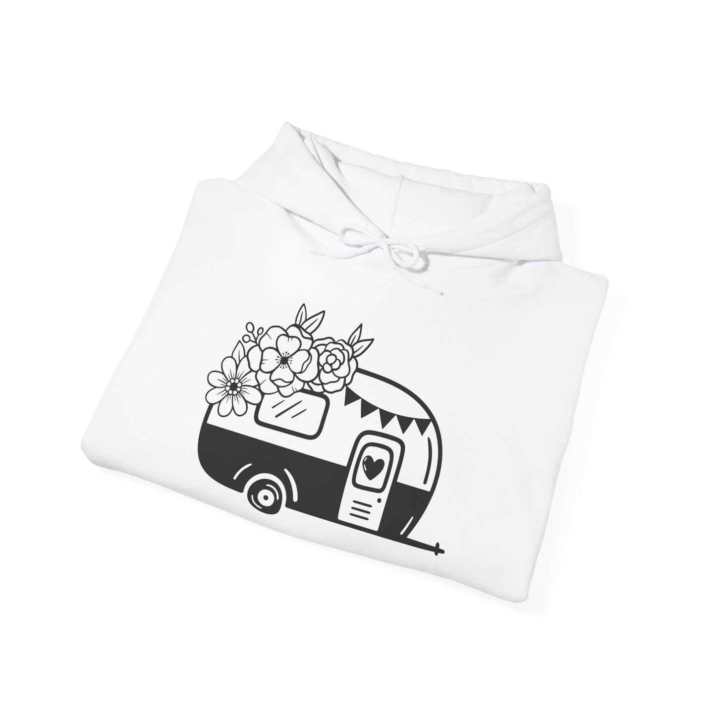 Floral Vintage Camper Hoodie