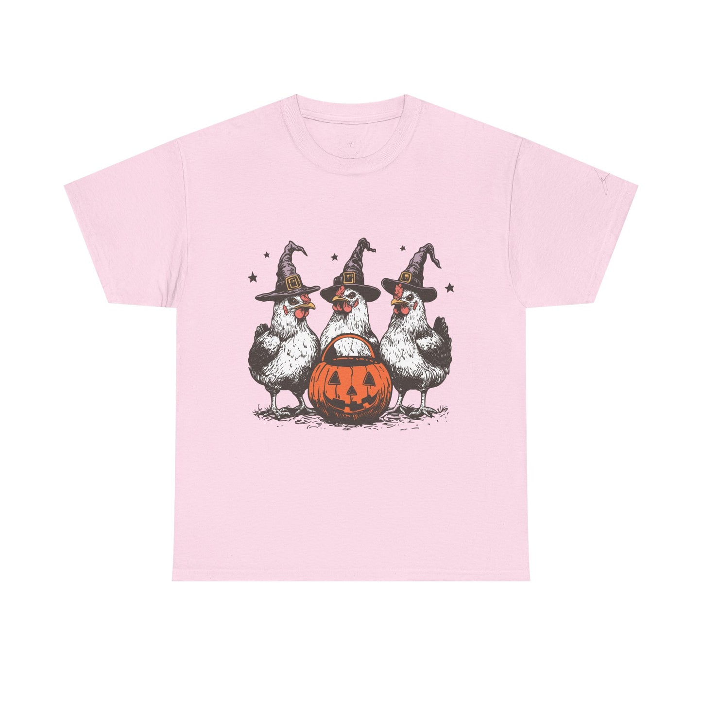 Halloween Witch Chickens Unisex Tee