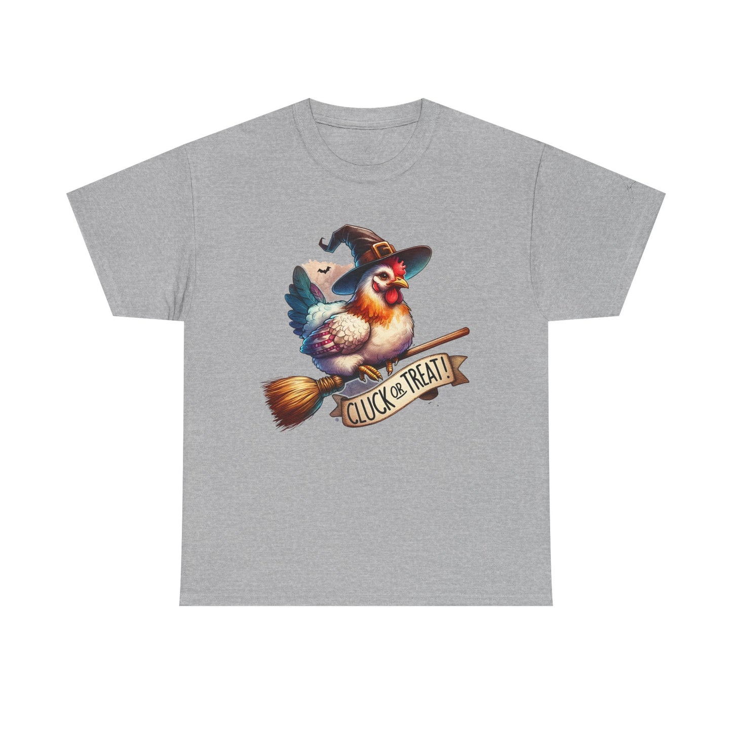 Cluck Or Treat Chicken Witch Tee