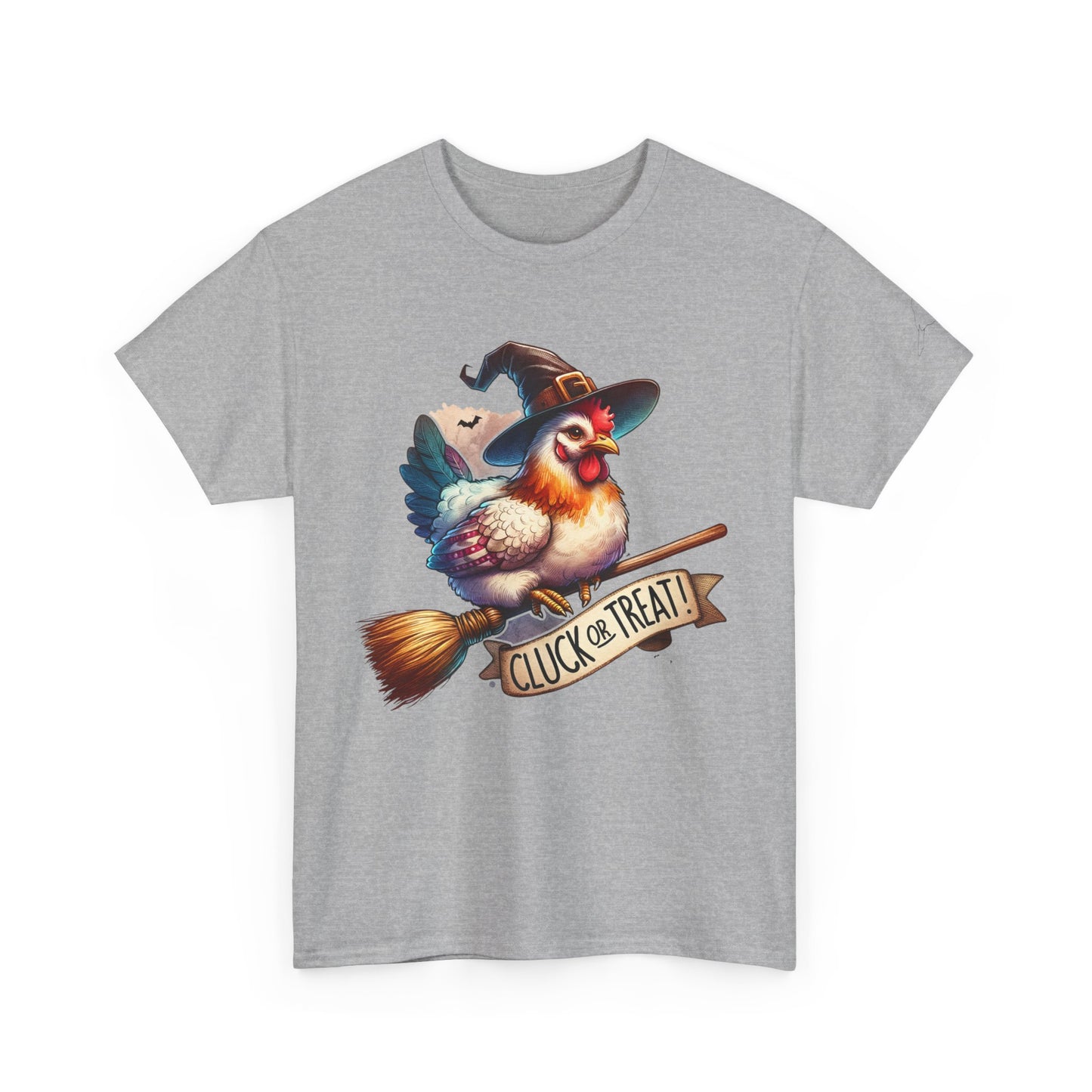 Cluck Or Treat Chicken Witch Tee