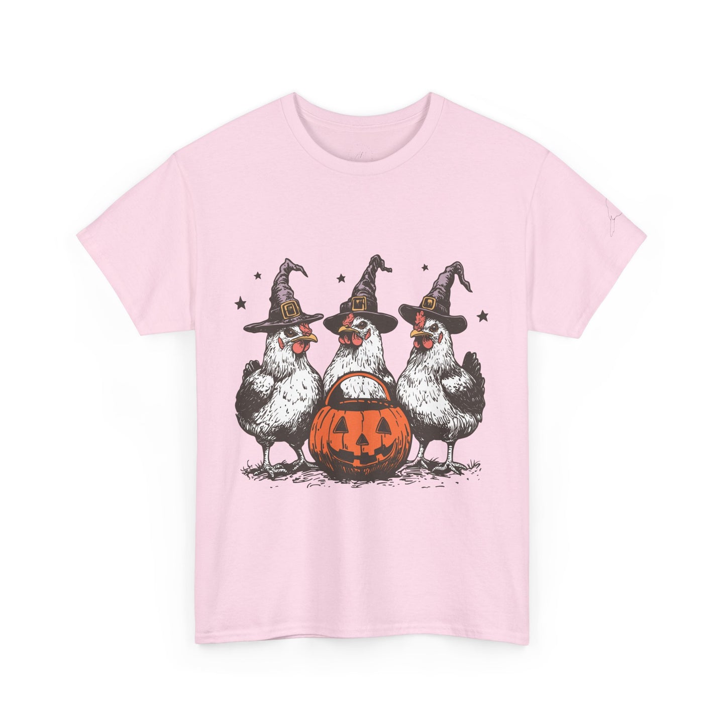 Halloween Witch Chickens Unisex Tee