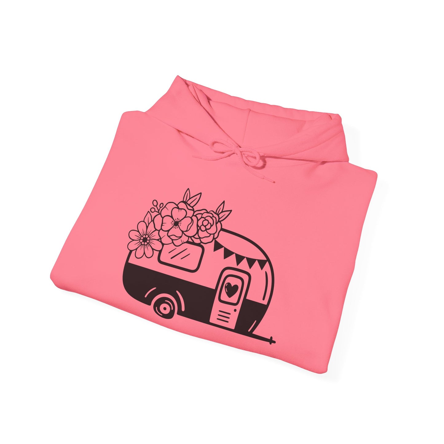 Floral Vintage Camper Hoodie
