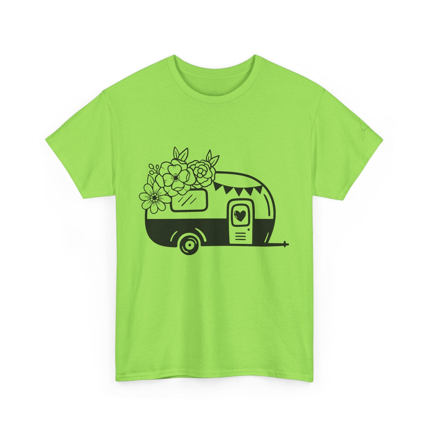 Floral Vintage Camper Tee