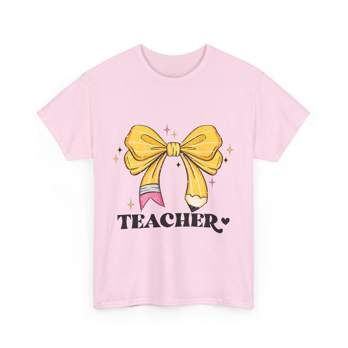Teacher Pencil Bow unisex t-shirt
