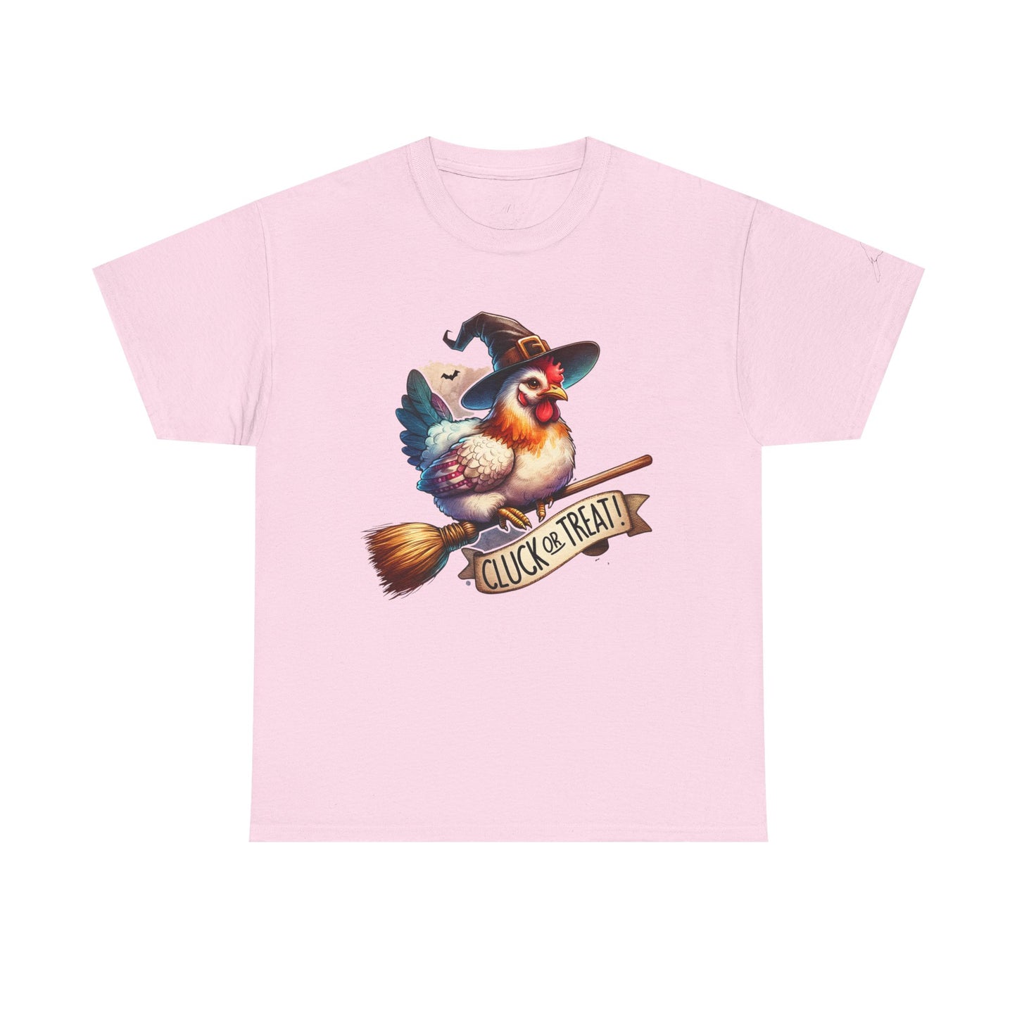 Cluck Or Treat Chicken Witch Tee