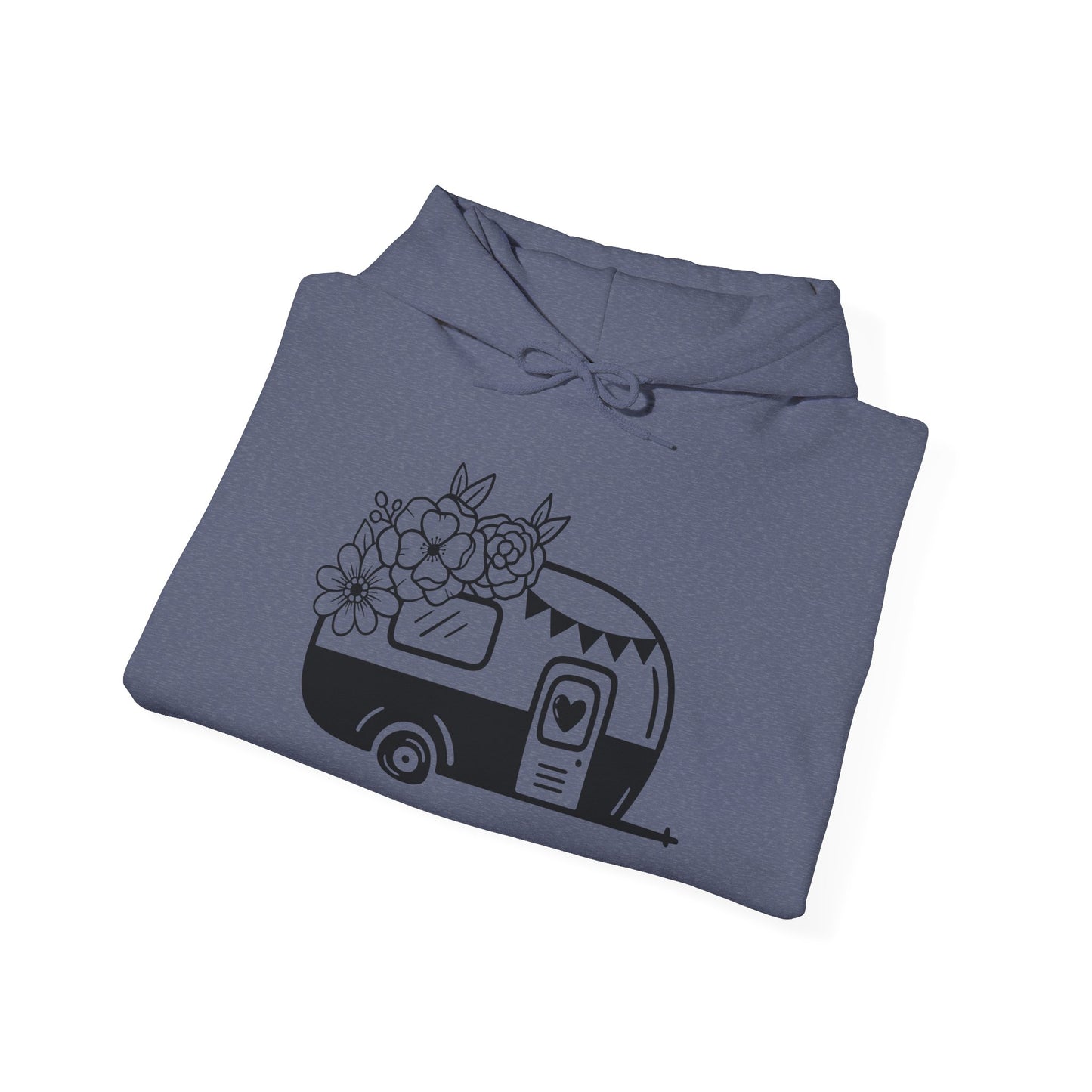 Floral Vintage Camper Hoodie