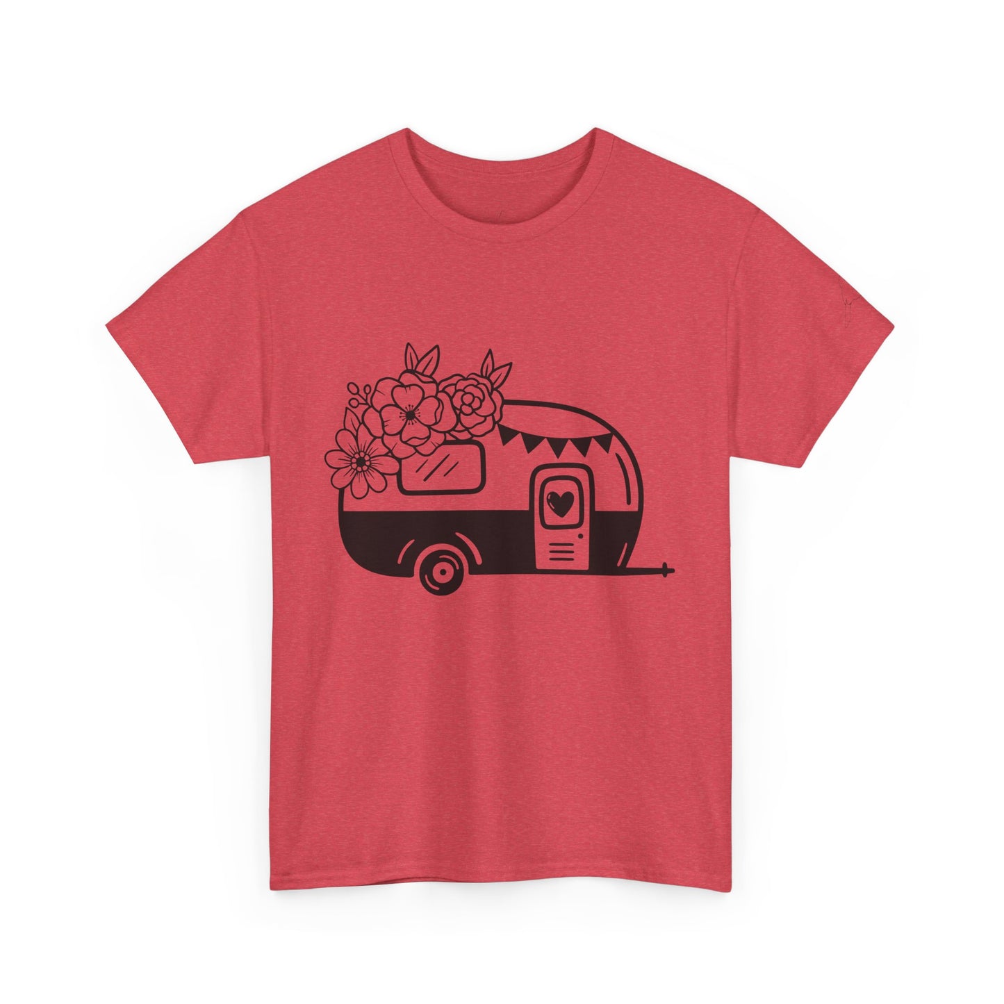 Floral Vintage Camper Tee