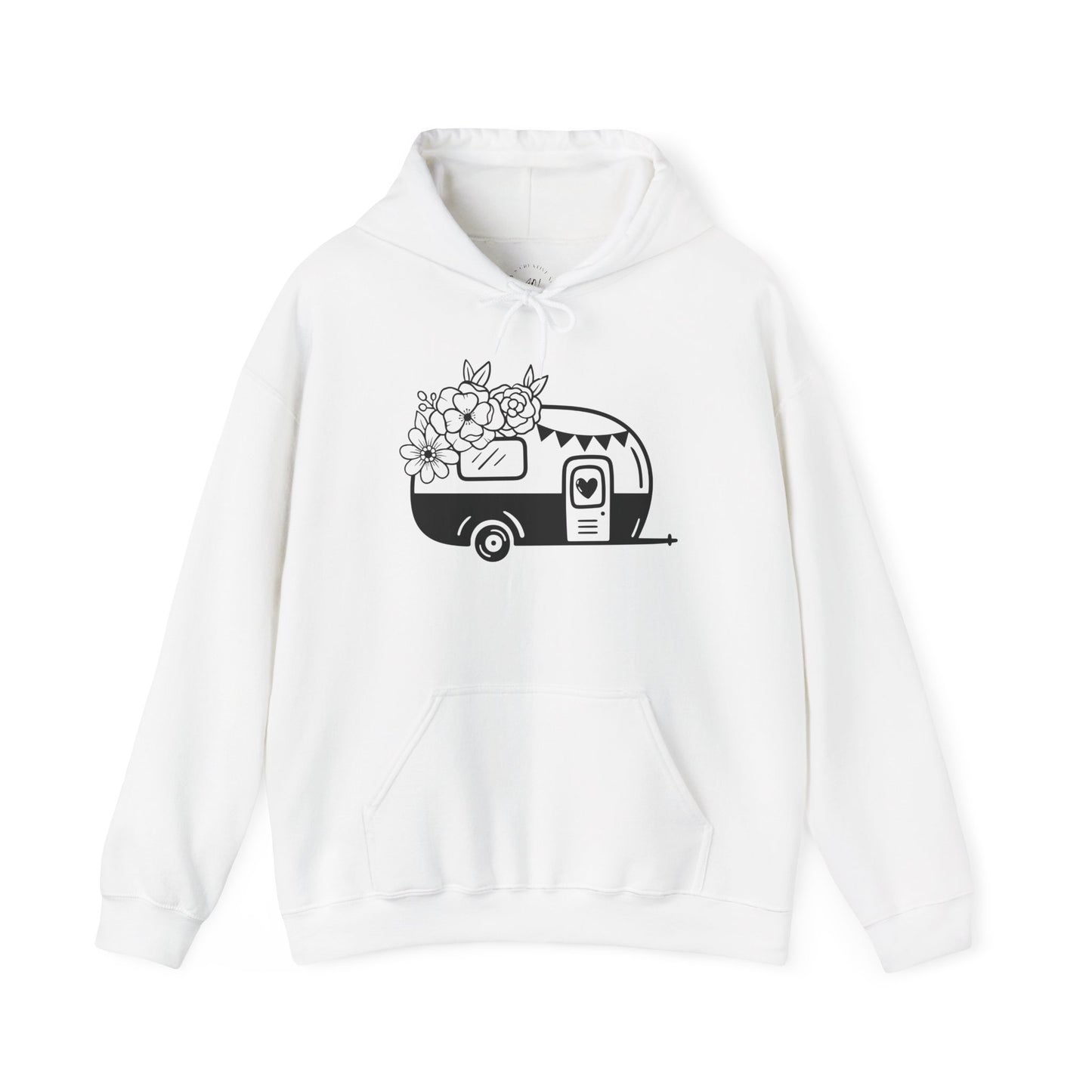 Floral Vintage Camper Hoodie