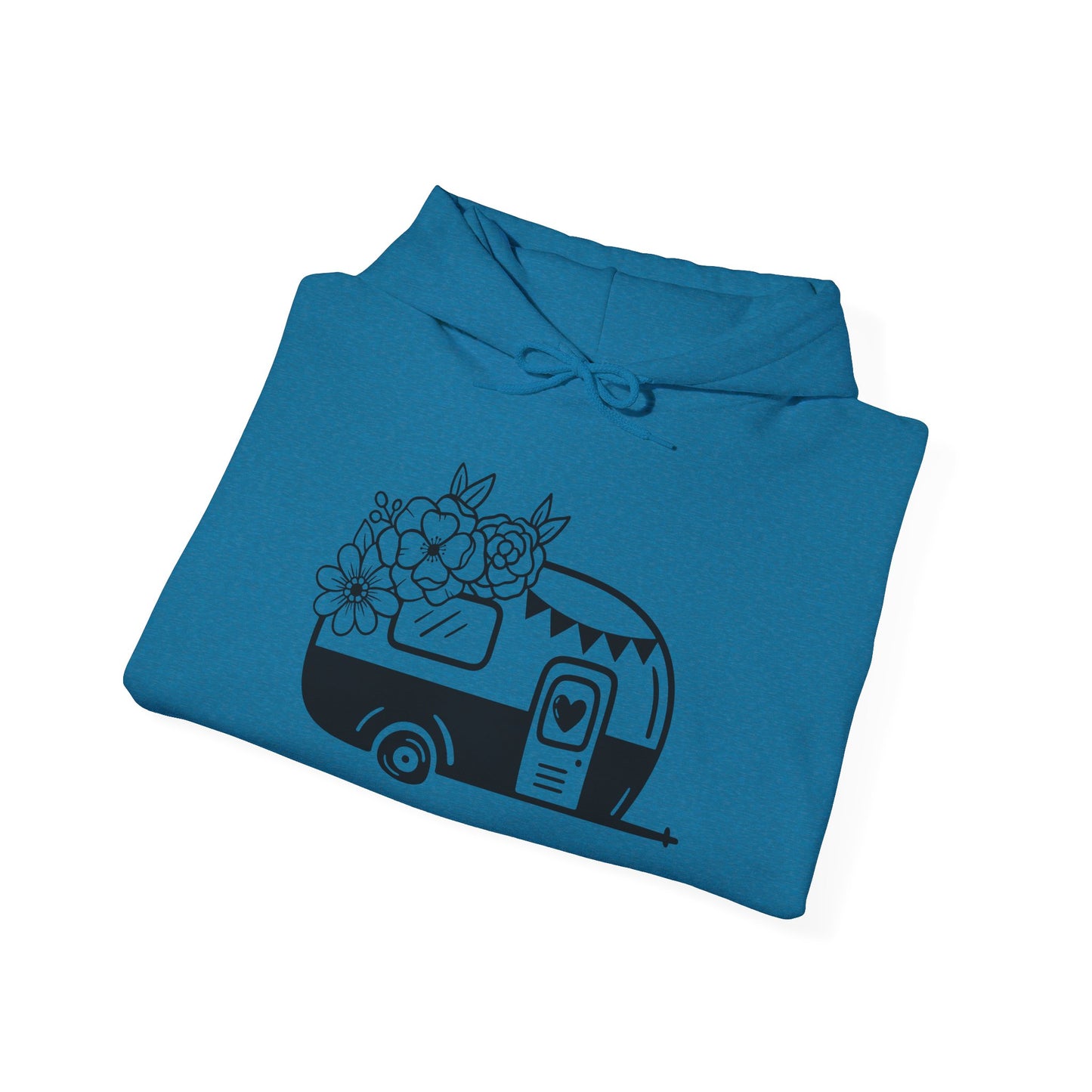 Floral Vintage Camper Hoodie