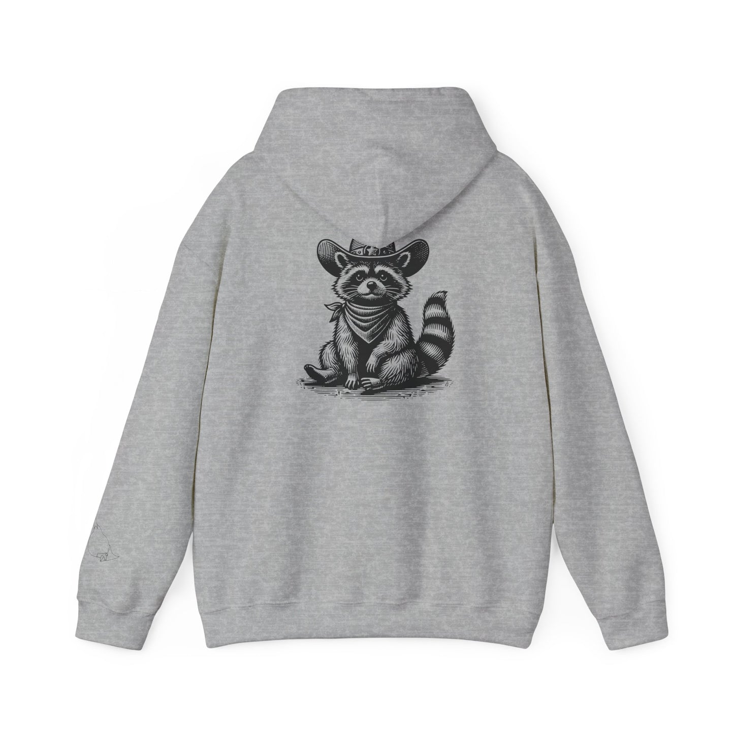 Cowboy Raccoon unisex hoodie
