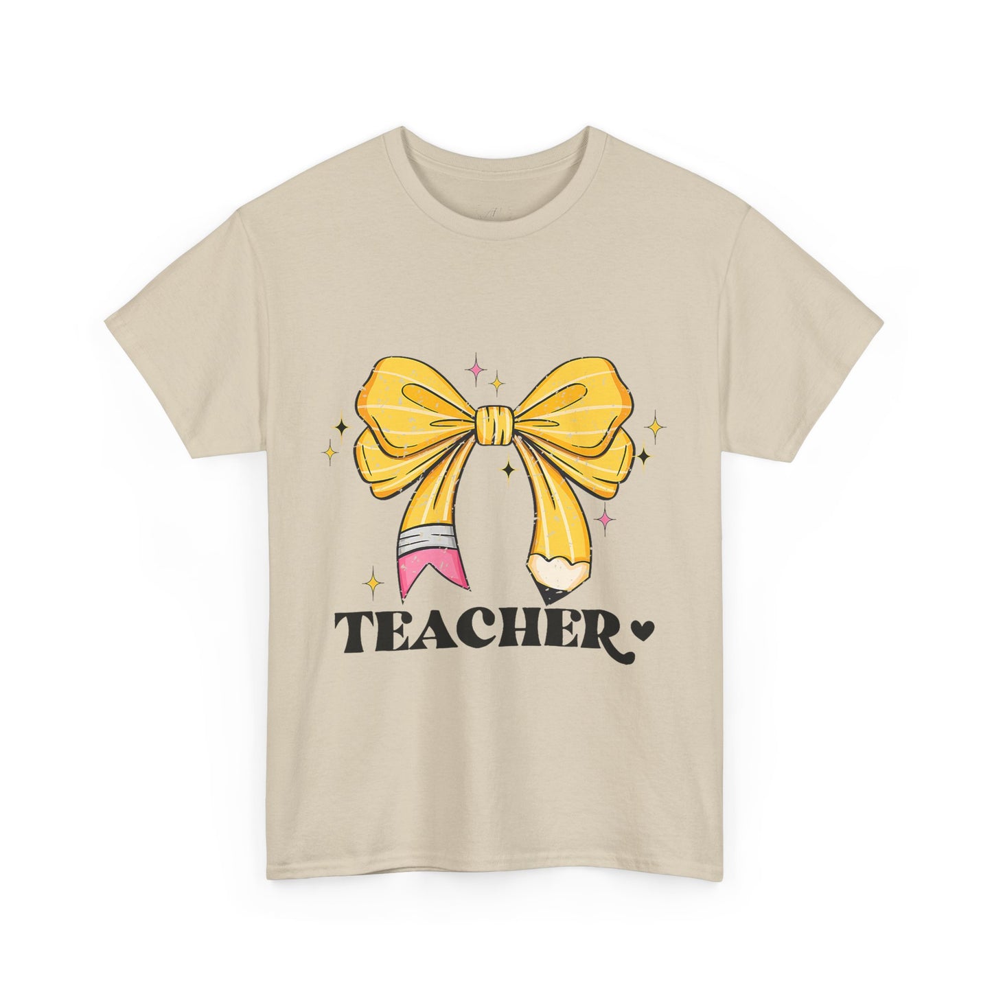 Teacher Pencil Bow unisex t-shirt