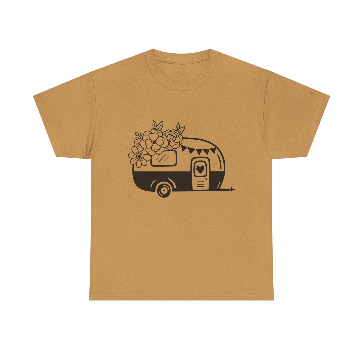 Floral Vintage Camper Tee
