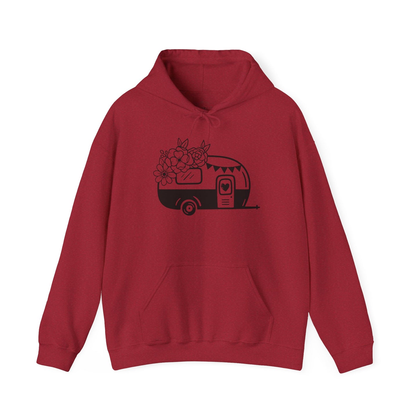 Floral Vintage Camper Hoodie