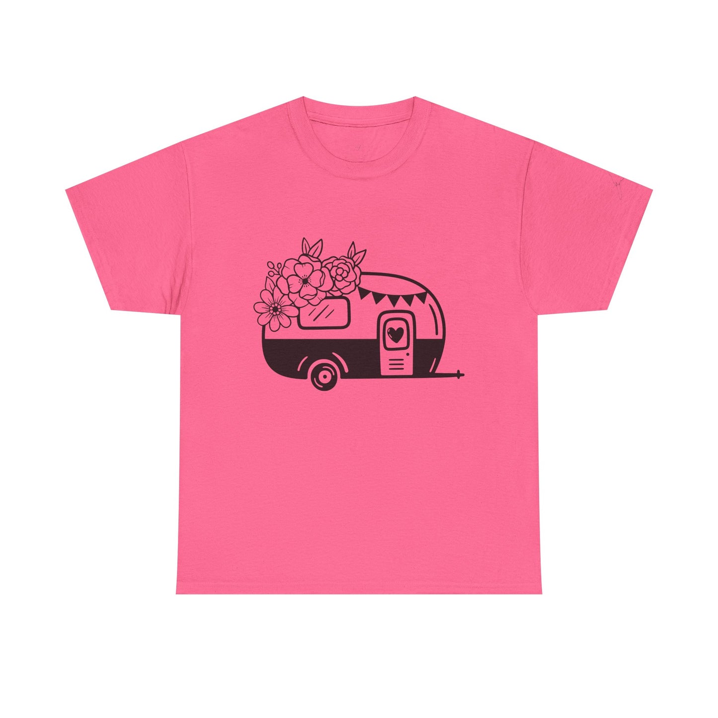 Floral Vintage Camper Tee