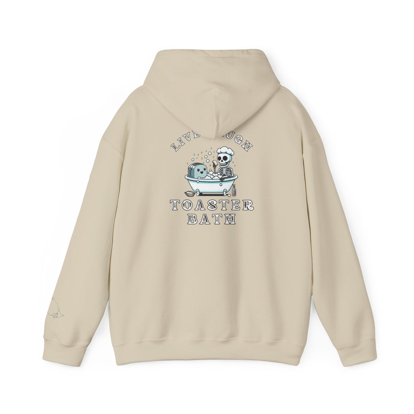 Live Laugh Toaster Bath unisex hoodie