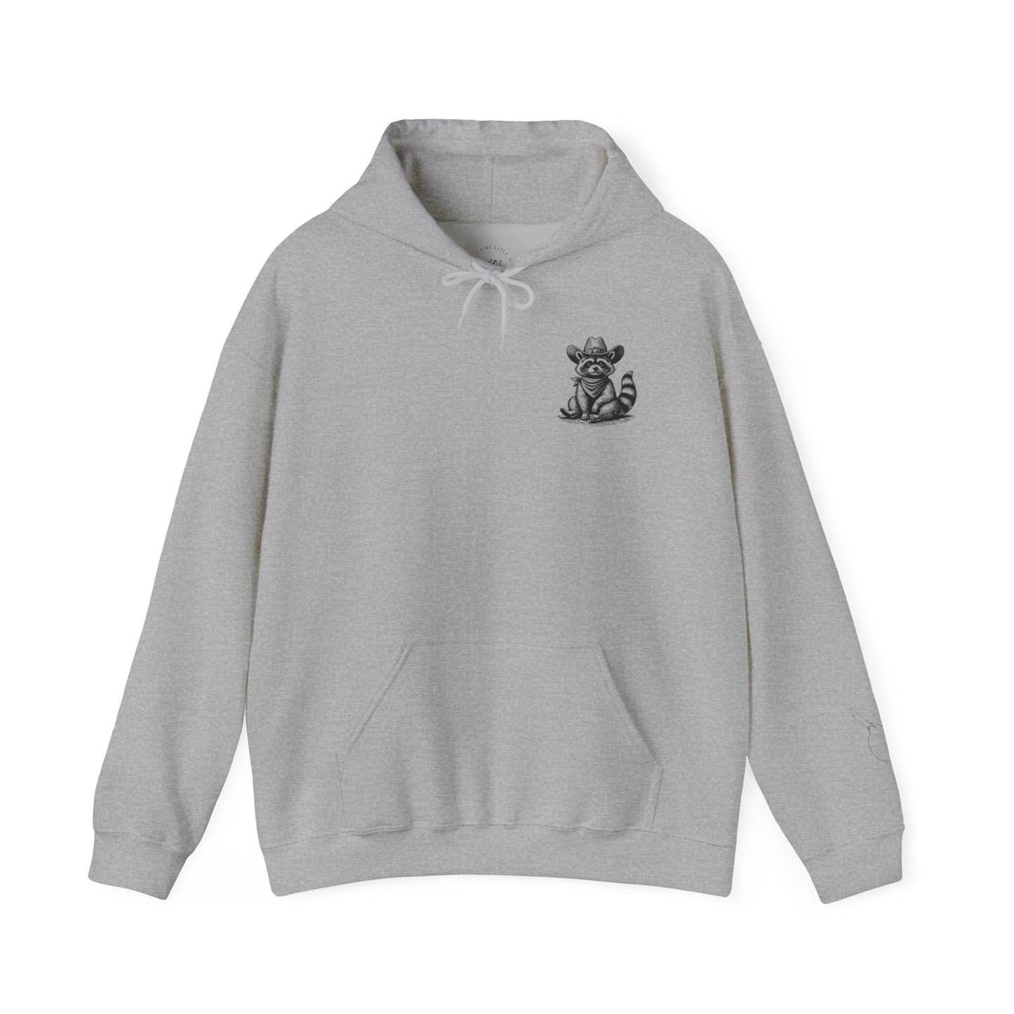 Cowboy Raccoon unisex hoodie