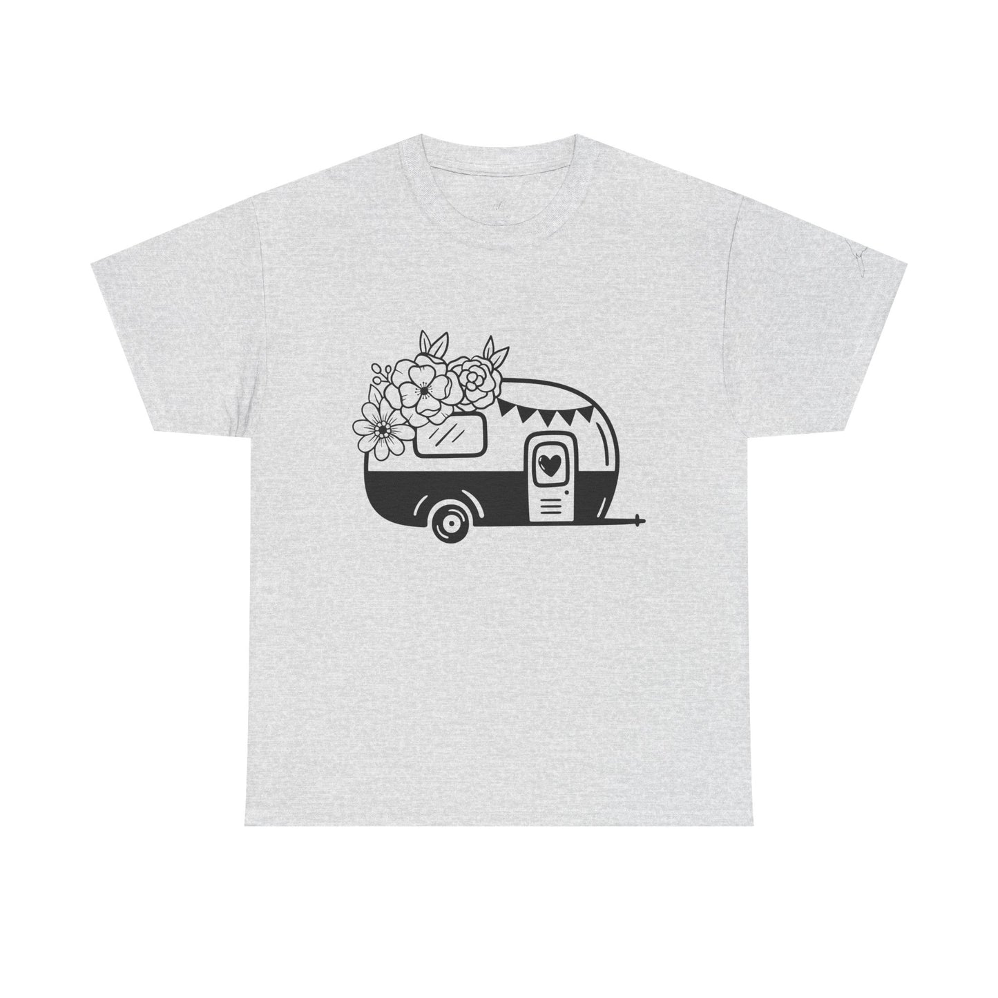Floral Vintage Camper Tee