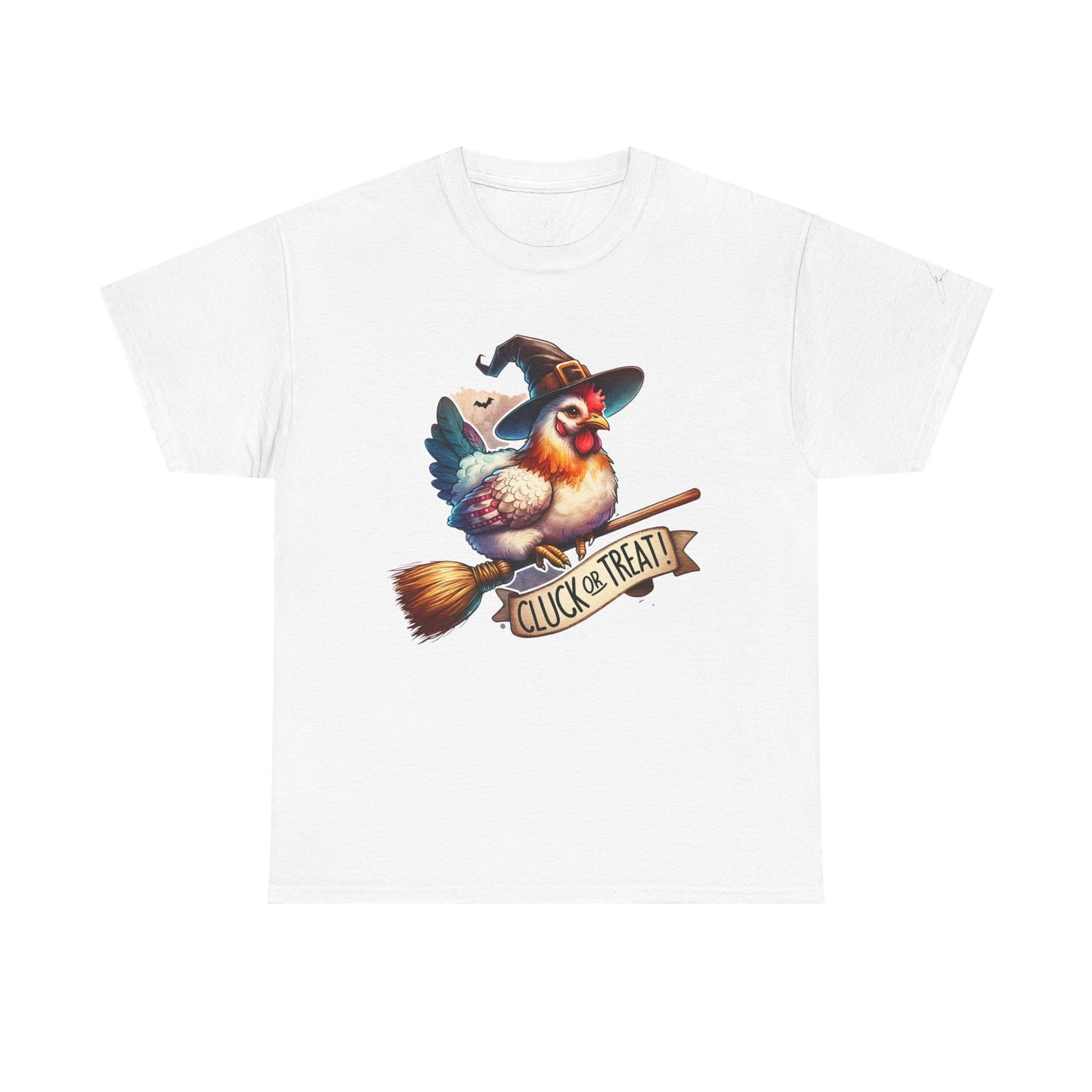 Cluck Or Treat Chicken Witch Tee