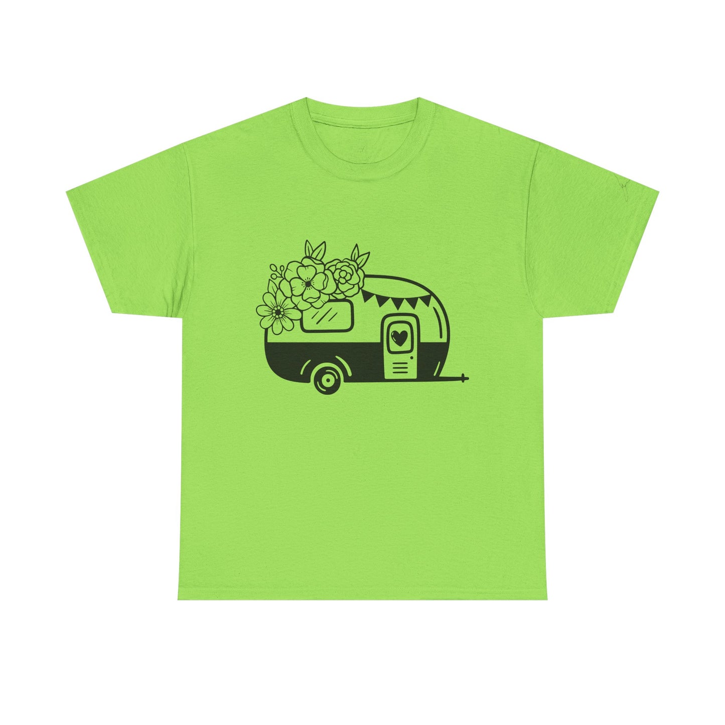 Floral Vintage Camper Tee