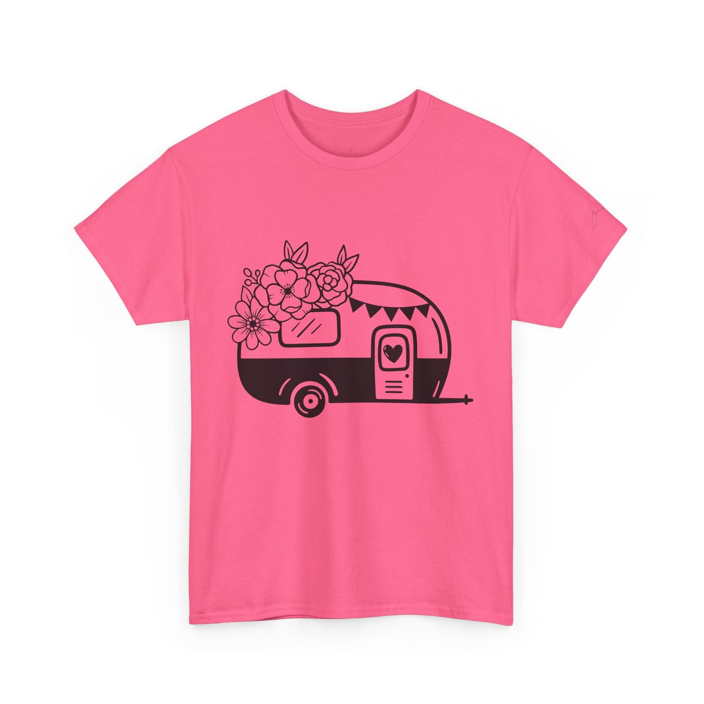 Floral Vintage Camper Tee