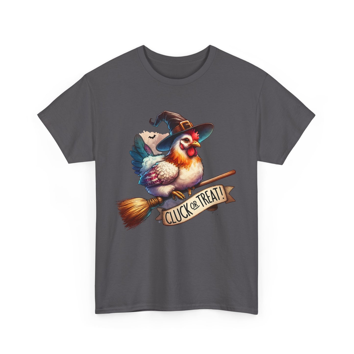 Cluck Or Treat Chicken Witch Tee