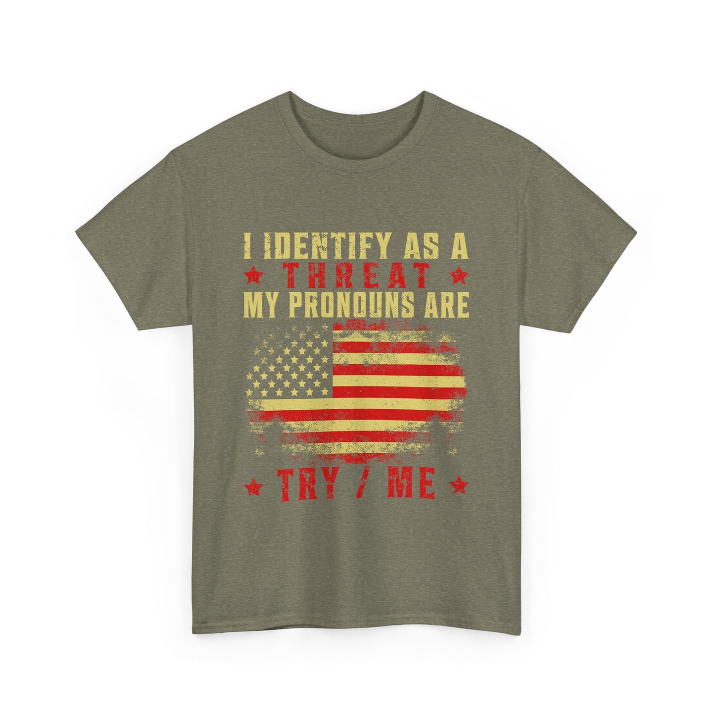 I Identify as a Threat Tee