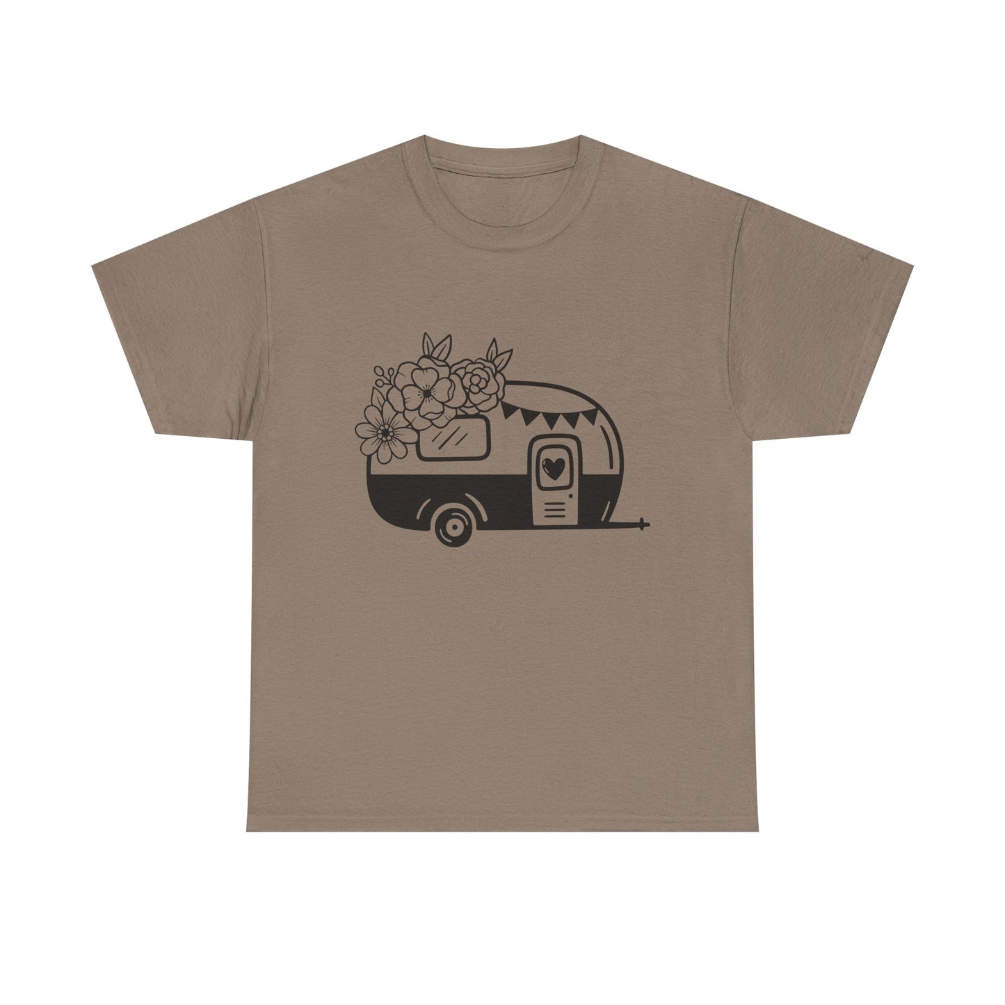Floral Vintage Camper Tee