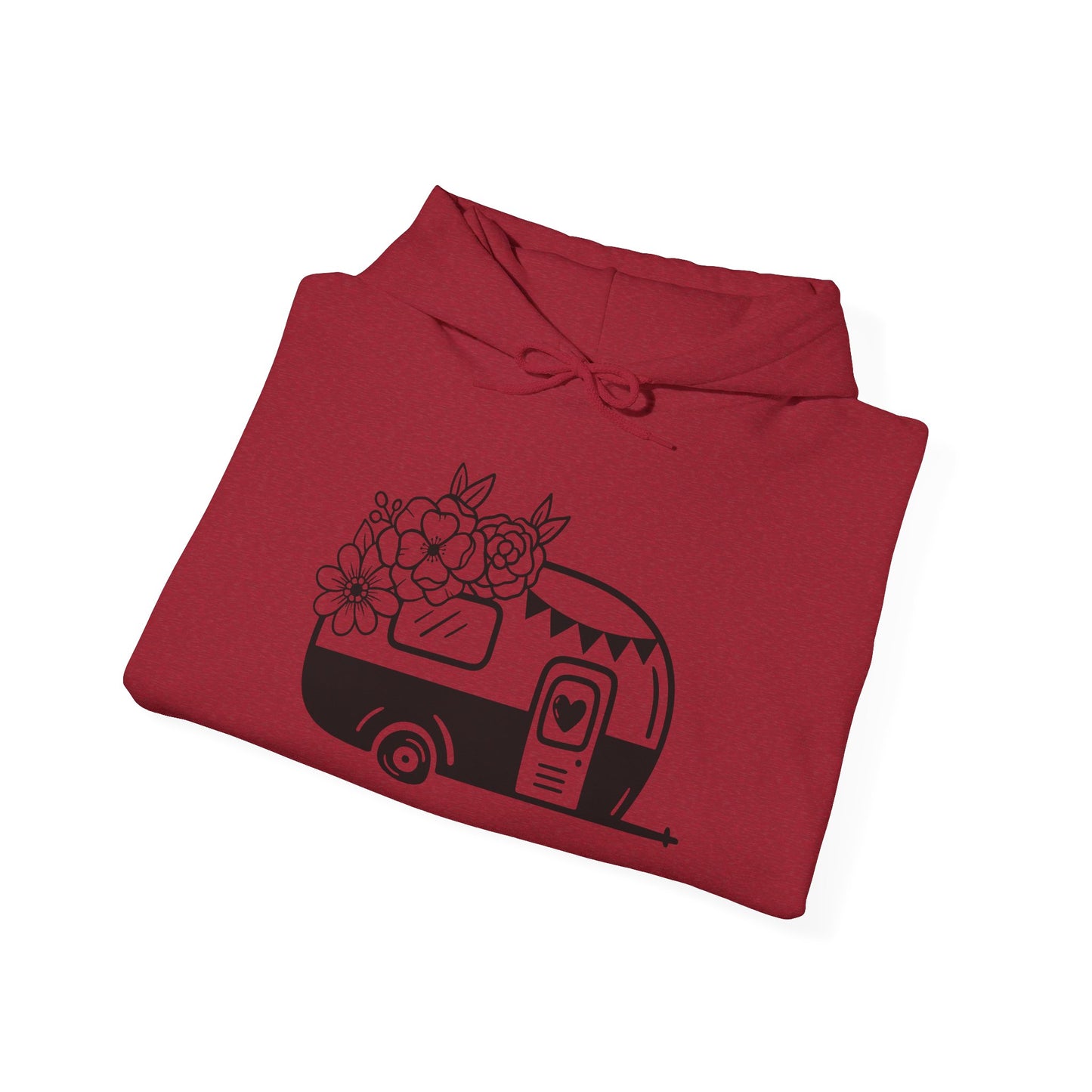 Floral Vintage Camper Hoodie
