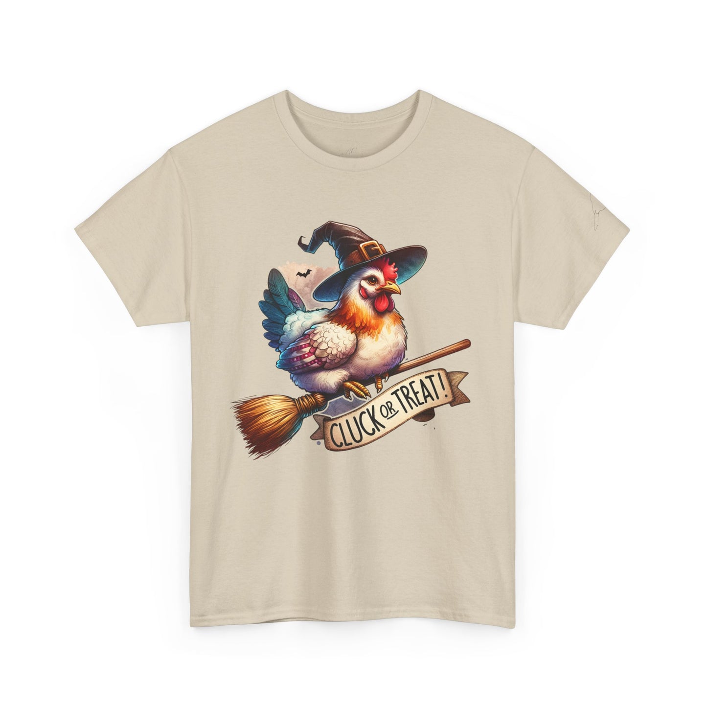 Cluck Or Treat Chicken Witch Tee