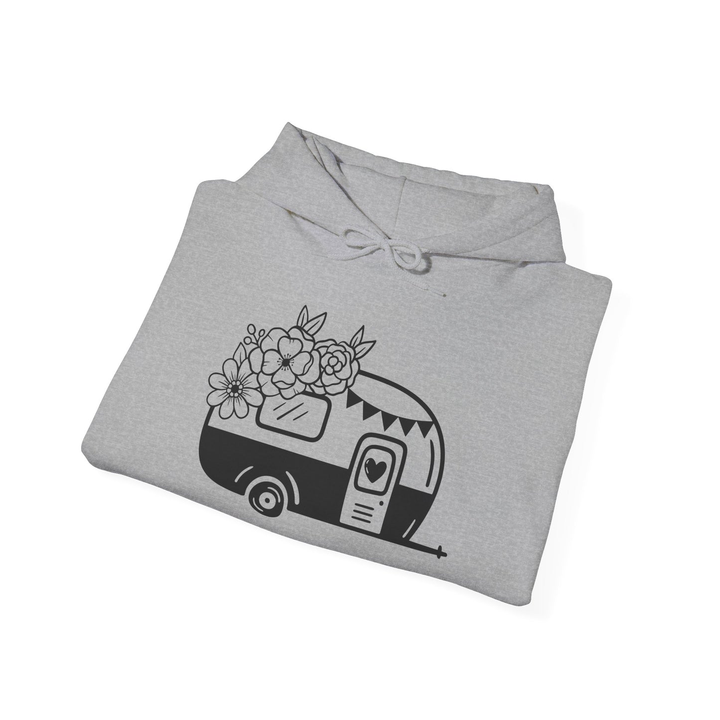 Floral Vintage Camper Hoodie