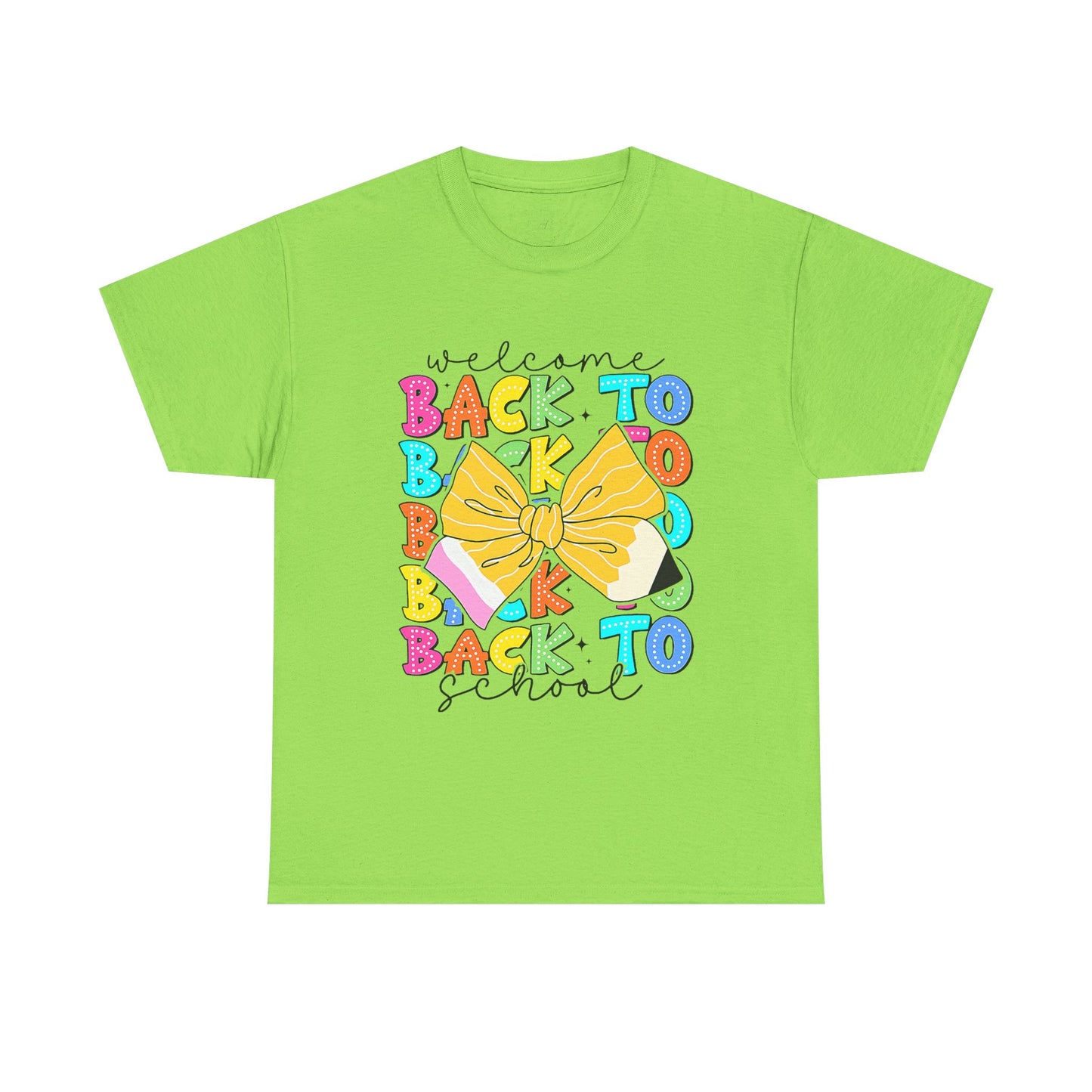 Welcome Back To School Teacher unisex t-shirt