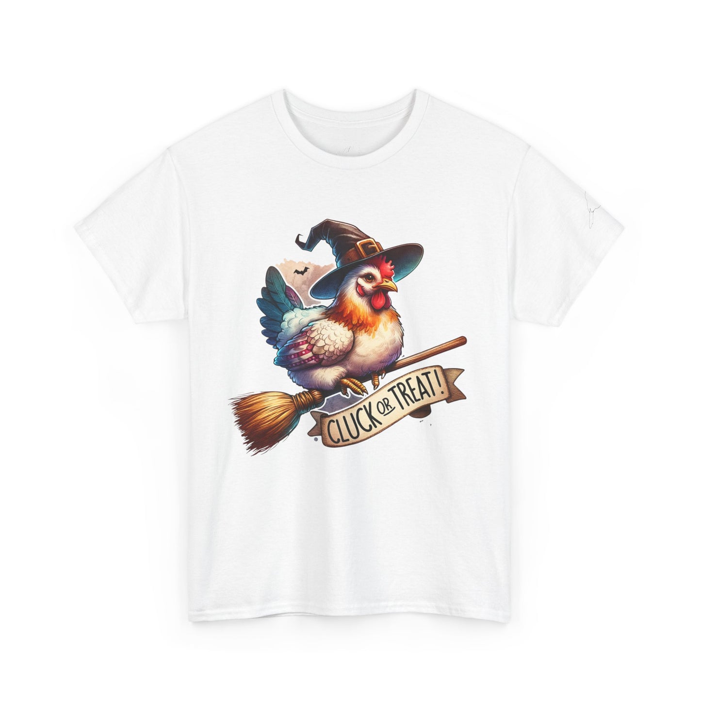 Cluck Or Treat Chicken Witch Tee