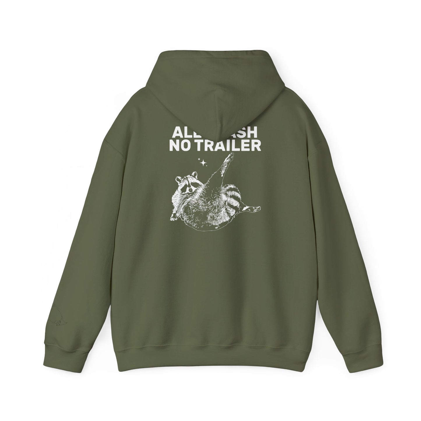 All Trash No Trailer unisex hoodie