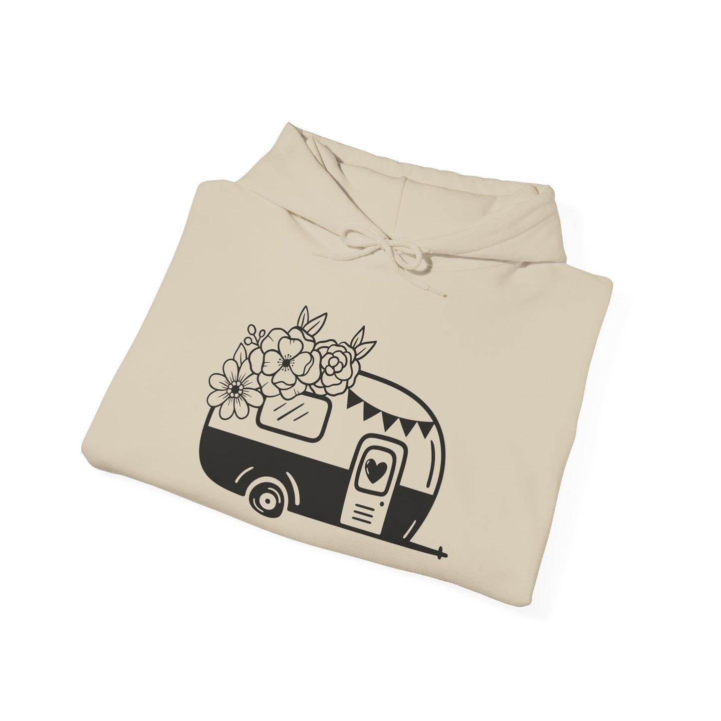Floral Vintage Camper Hoodie