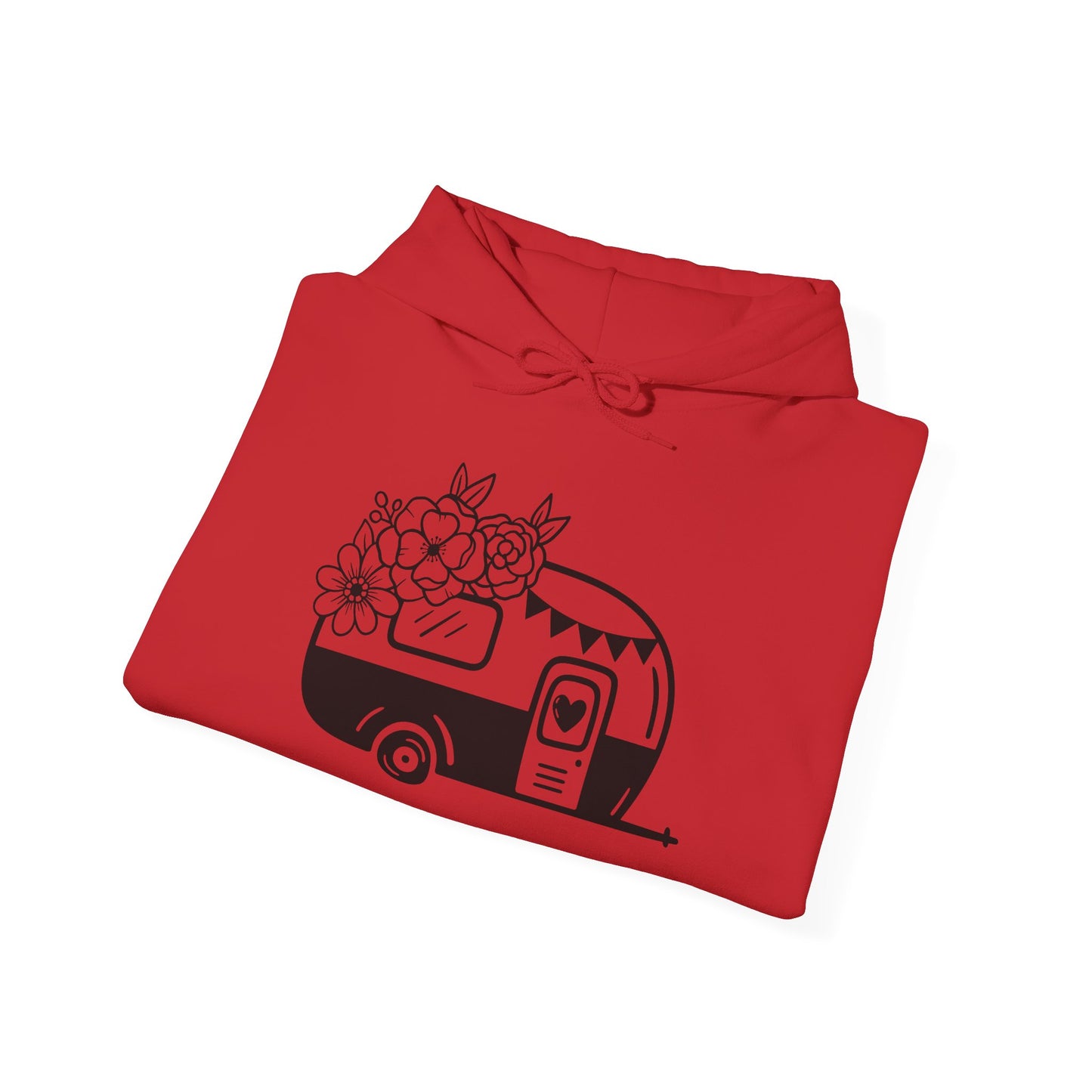 Floral Vintage Camper Hoodie