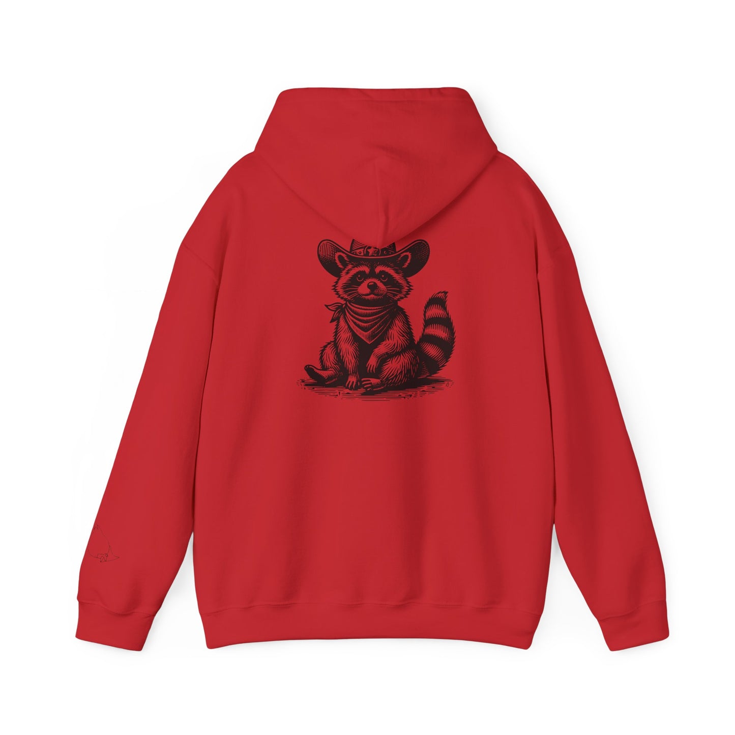 Cowboy Raccoon unisex hoodie