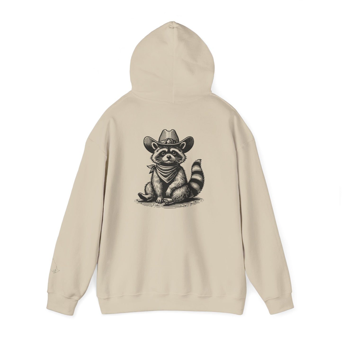 Cowboy Raccoon unisex hoodie