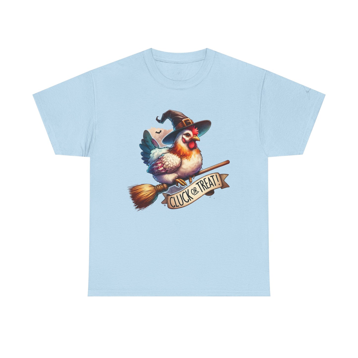 Cluck Or Treat Chicken Witch Tee