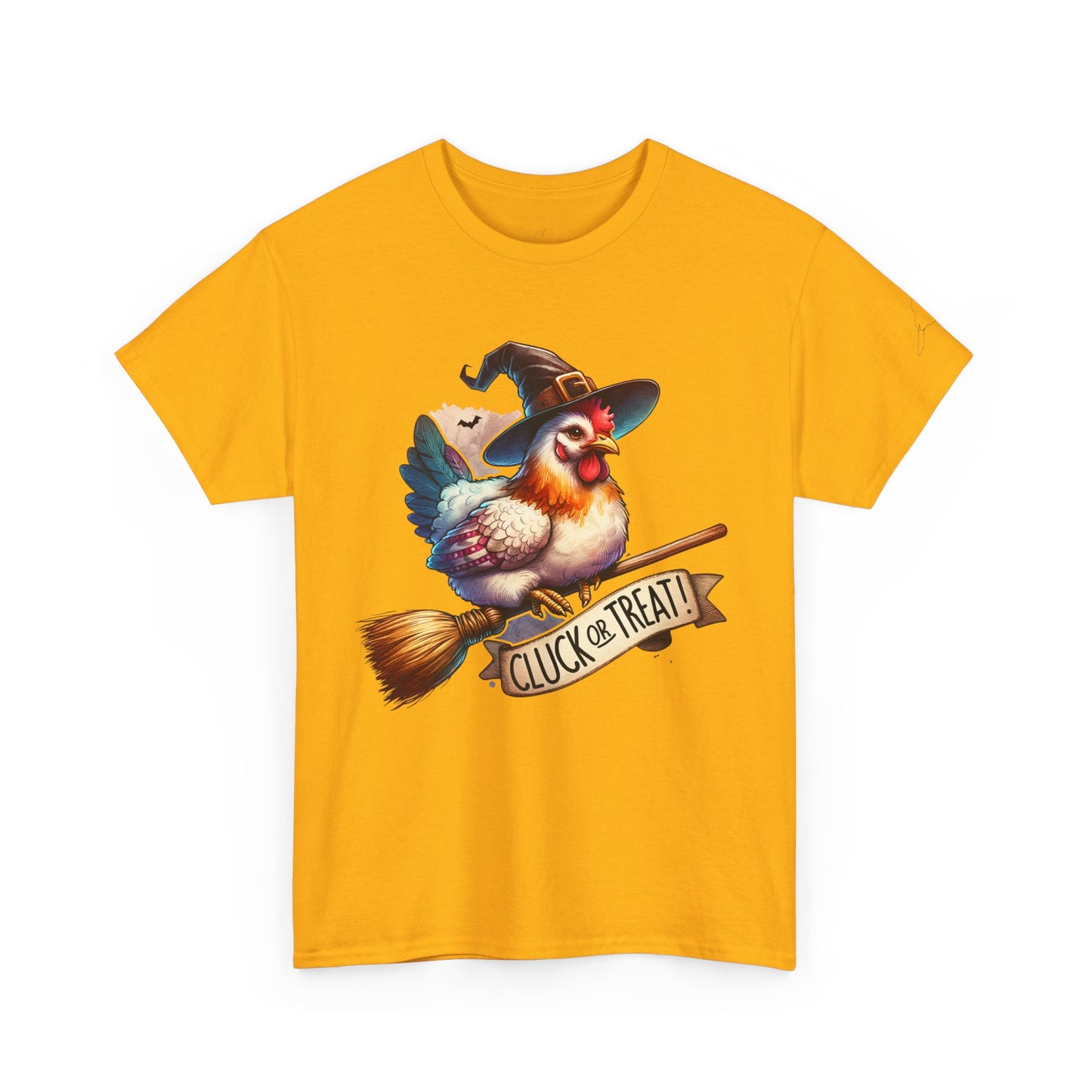 Cluck Or Treat Chicken Witch Tee