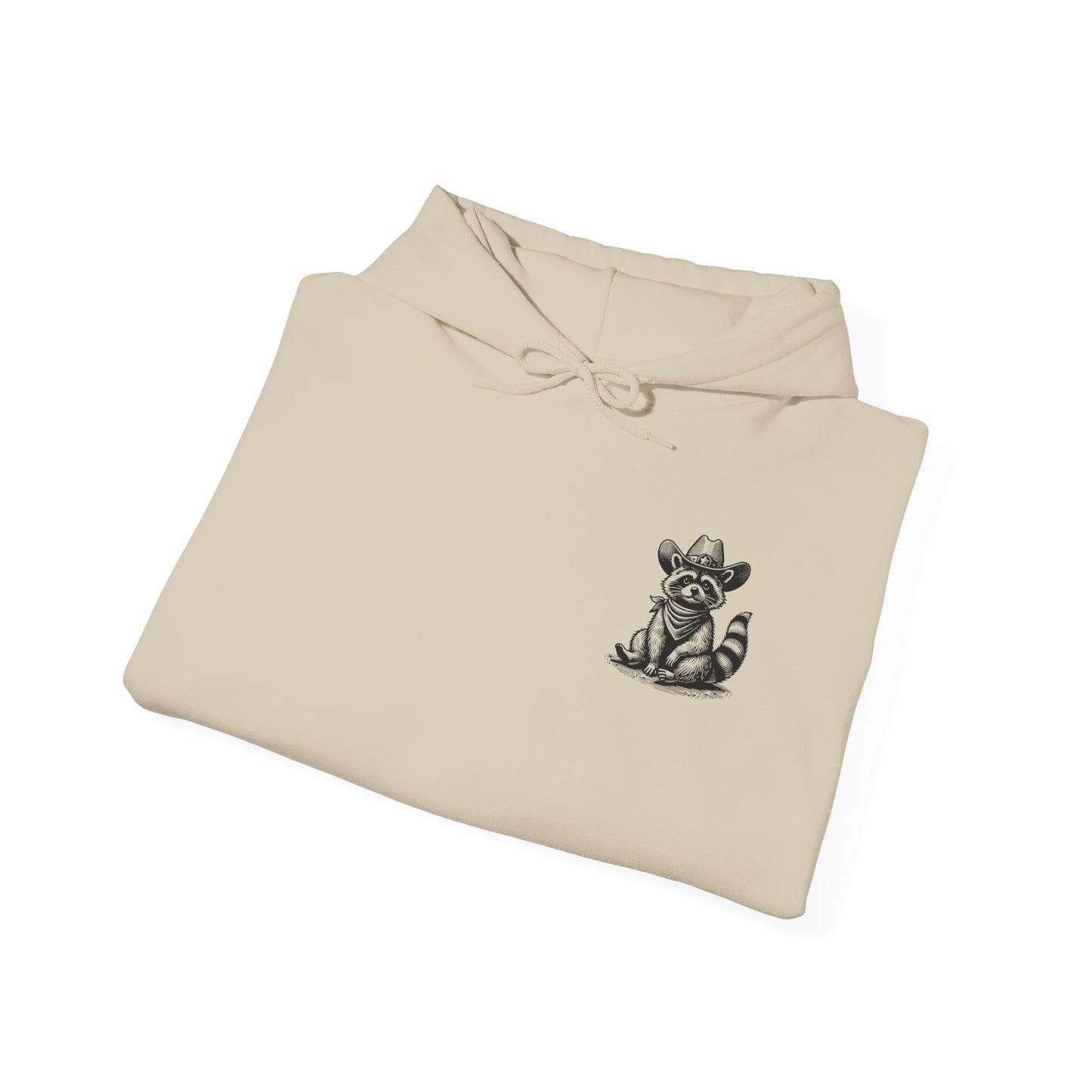 Cowboy Raccoon unisex hoodie
