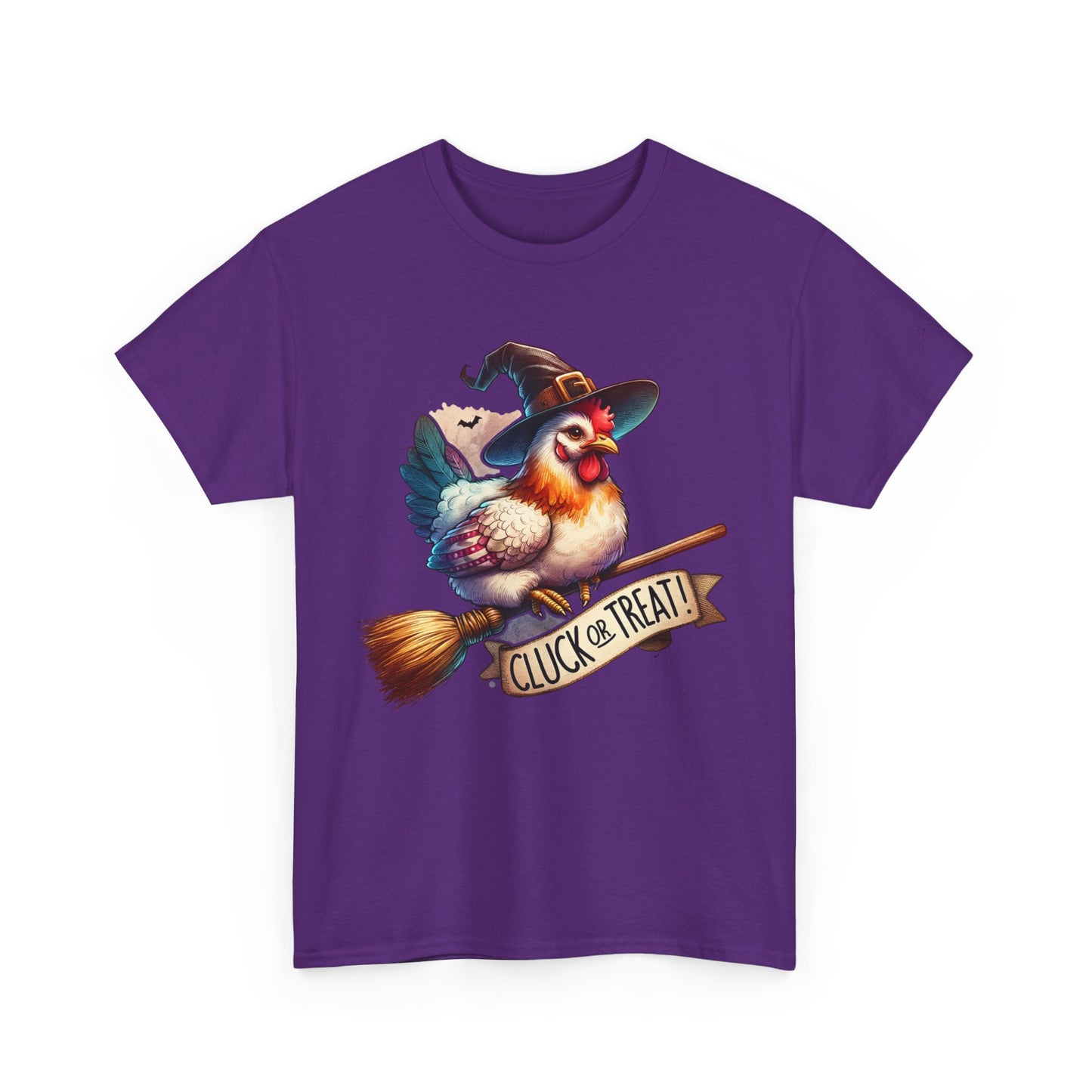 Cluck Or Treat Chicken Witch Tee