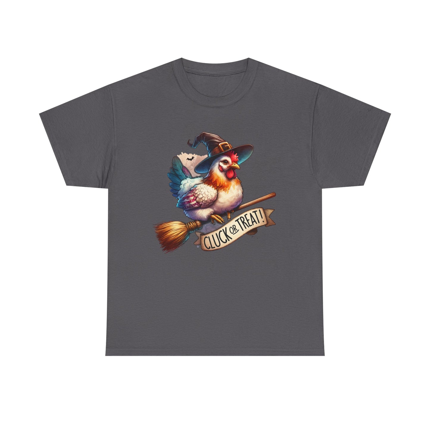 Cluck Or Treat Chicken Witch Tee