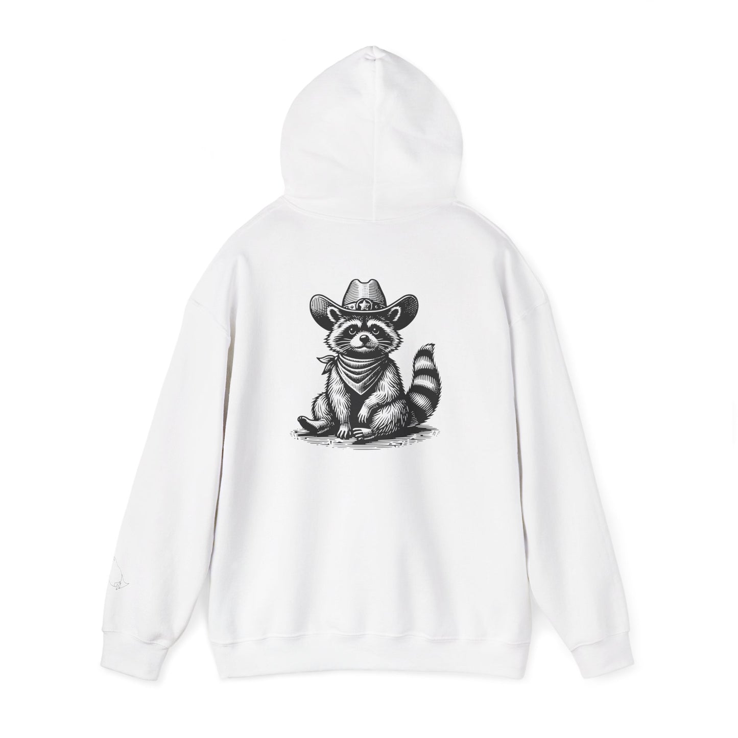Cowboy Raccoon unisex hoodie
