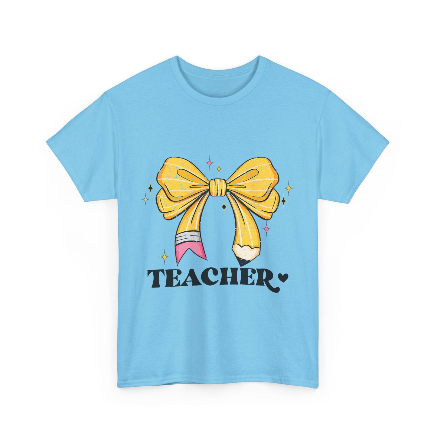 Teacher Pencil Bow unisex t-shirt