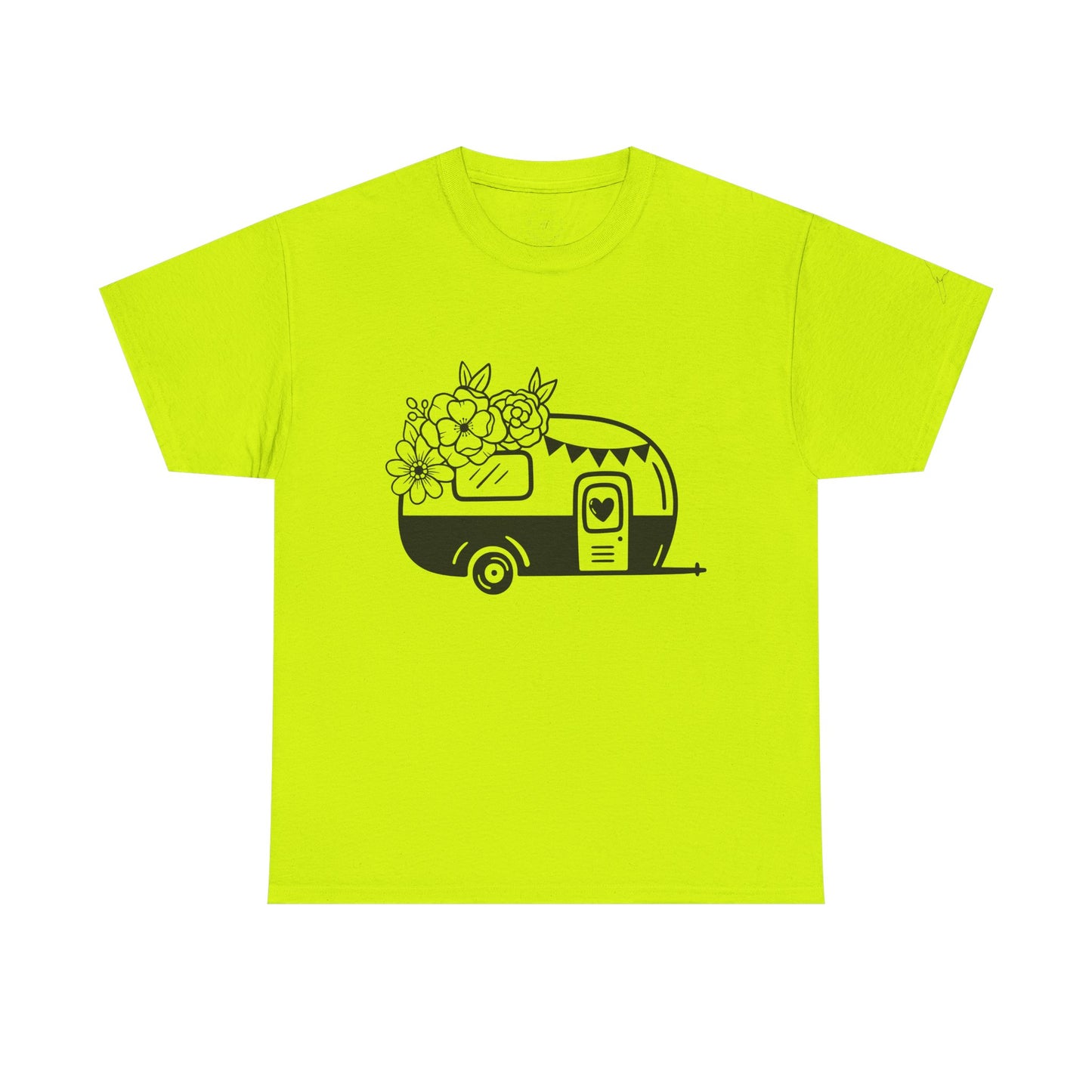 Floral Vintage Camper Tee