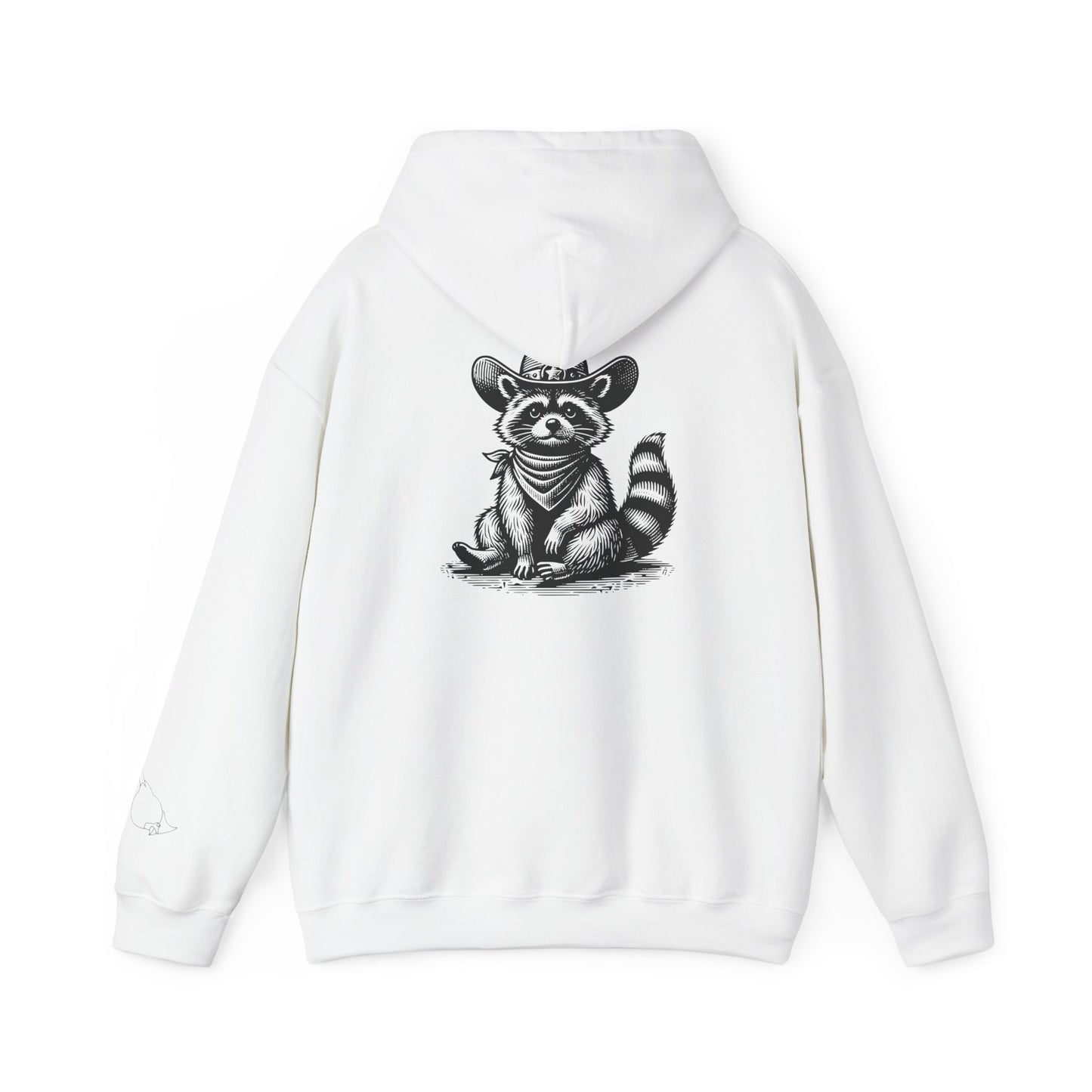 Cowboy Raccoon unisex hoodie