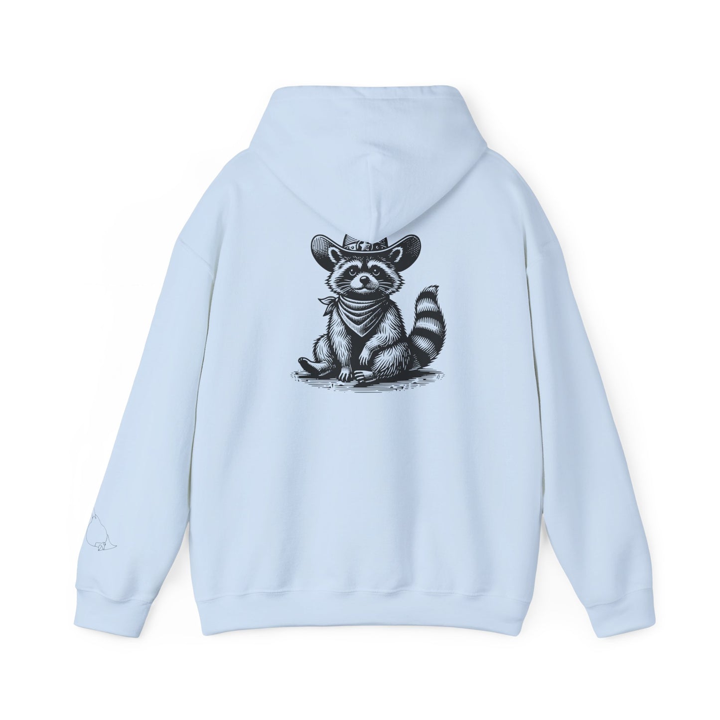 Cowboy Raccoon unisex hoodie