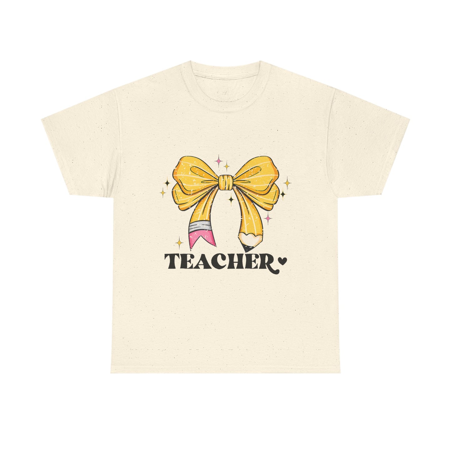 Teacher Pencil Bow unisex t-shirt