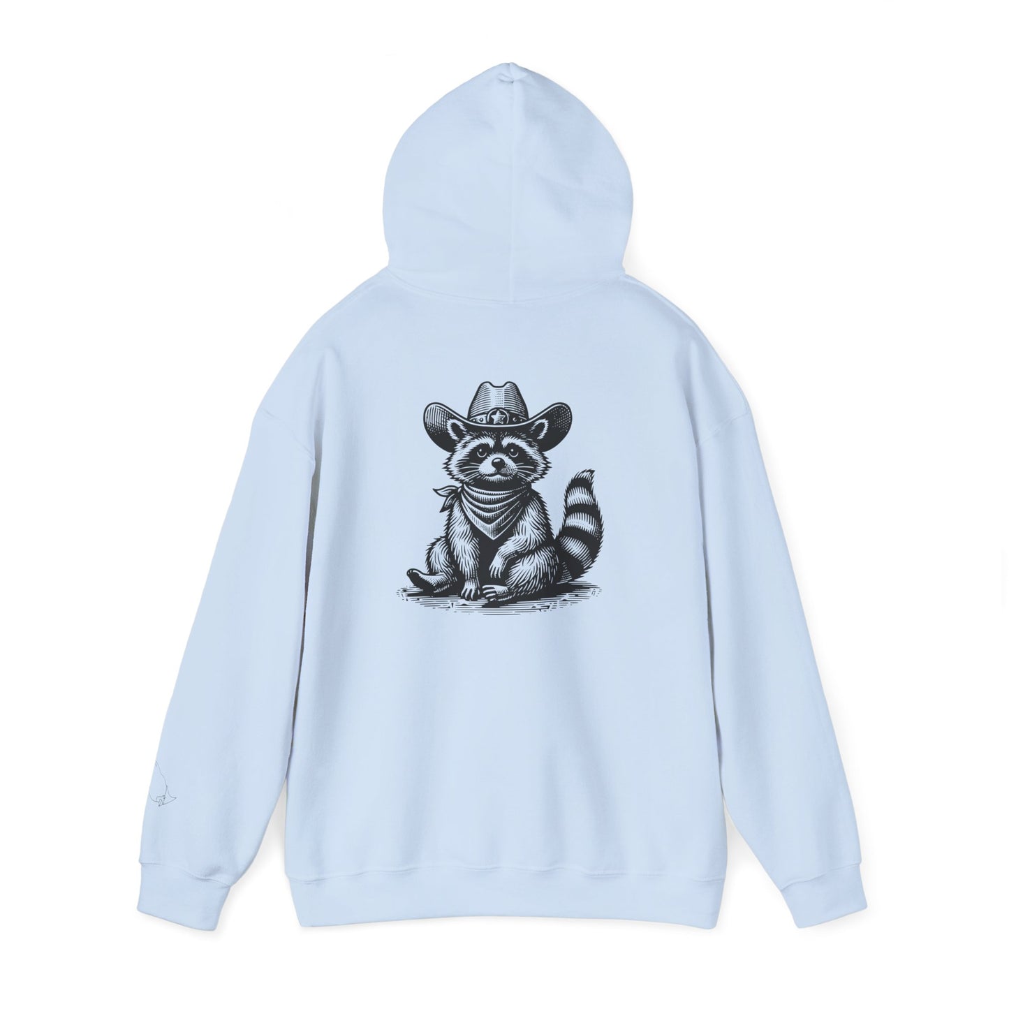Cowboy Raccoon unisex hoodie